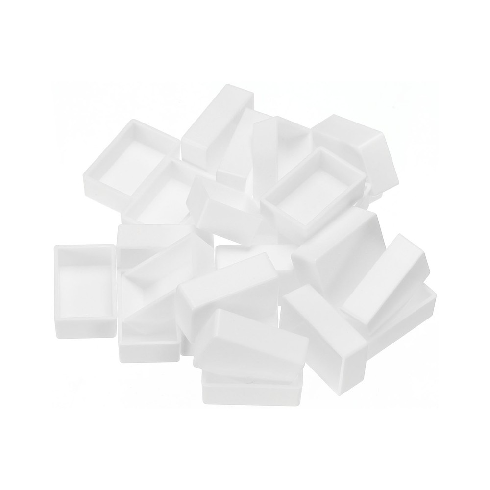 3.2ml Watercolor Pans, 24 Pack Empty Full Pans Watercolor Tins, White