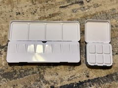 Two Travel Watercolor Palettes Empty