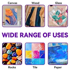 Premixed Acrylic Pouring Paint Set, 3.8OZ/Bottle, High Flow Water-Based Pour …