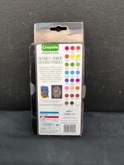 Crayola Signature Blend & Shade Colored Pencils 24 Vibrant colors Decorative Tin
