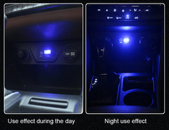 Mini Blue LED USB Car Ambient Lights for Vibrant Interior Lighting