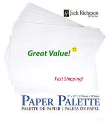 Jack Richeson Disposable Palette Paper / 9 x 12″