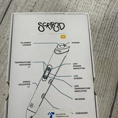 Scrib3D P1 3D Printing Pen – Color Filaments & Charger – Mint Condition Open Box