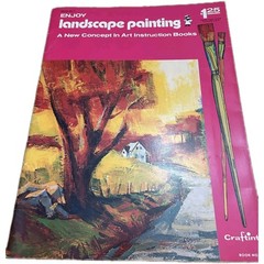 Vintage Art Books Sketches Abroad by Mary E Hicks & Lanscape Painting Craftint