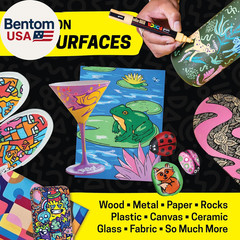 Paint Markers, 5M Medium Acrylic Markers with Reversible Tips, Artist Recommende