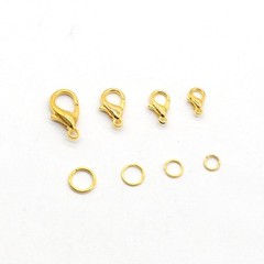 Clearance! 590PCS Alloy Jump Ring and Lobster Clasp, High Quality CS04