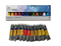 Assortment of new and lightly used Winsor & Newton Cotman Watercolors