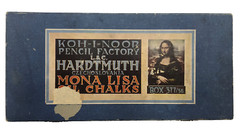 L & C Hardtmuth Koh-I-Noor Pencil Factory Mona Lisa Oil Chalks Czechoslovakia As