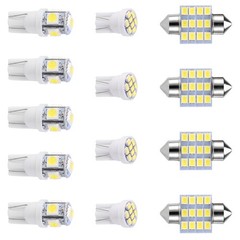 13Pcs T10 31mm Festoon LED Light Bulb Interior Dome Map LED Lights License Plate