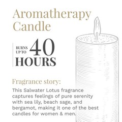 Candle-lite Scented Candles, Saltwater Lotus 18 oz,