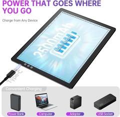 A3 Rechargeable Light Box LED Pad Tracing Drawing Board Diamond Painting Black