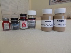 Earth Mud HO O scale Model railroad paint -BIG 80ml water based  floquil testers