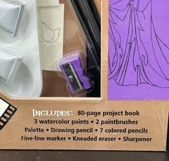 Disney Villains Art Studio Kit Everything Included & Step by Step Guide BN15