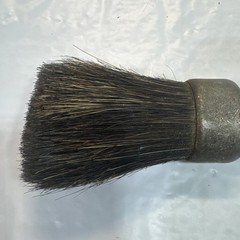 Antique “Hanlon and Goodman” paint brush Wood Handle, Horse Hair Round