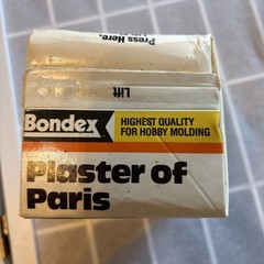 Vintage Bondex Plaster Of Paris Improved Formula For Hobby Molding 4.4lbs (2kg)