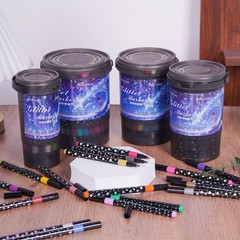 Glitter Gel Soft Tip Marker Pen Suitable for Art Craft Projects and Signatures