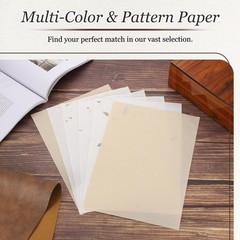 100Pcs A4 Mulberry Paper Sheets Unprepared Xuan Paper Beige 8.3″x11.7″