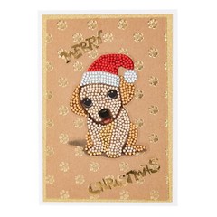 Craft BuddyUS CAMK 46 Puppy 10x15cm Crystal Sticker Art Motif Kit