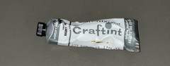 Vintage 1960s Craftint Oil Paint Kit Wooden Box w Brushes Solvent Easel 13 Tubes