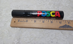 Uni Posca Water Resistant Based Extra thick Paint Marker PC17K Black Lg Marker