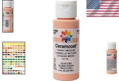 Professional Quality Non-Toxic Acrylic Paint – 2 oz, Medium Flesh Matte