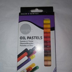 Daler Rowney Oil Pastels Pack of 25 Assorted Colors Art Supply
