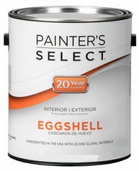Latex Eggshell Paint, Tintable White Pastel Base, Gallon – CPSEP-GL