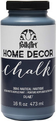 36045 Home Decor Chalk Acrylic Paint, 16 Oz, 16 Ounce, Nautical 16 Fl Oz