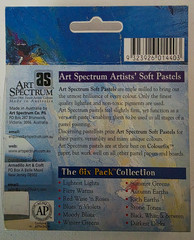 Art Spectrum Winter Greens 6ix Pack Artists Soft Pastels Cool Pine Sage Set