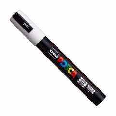 2 PCS UniBall PC5M Paint Marker Art Pens 1.82.5mm Black White