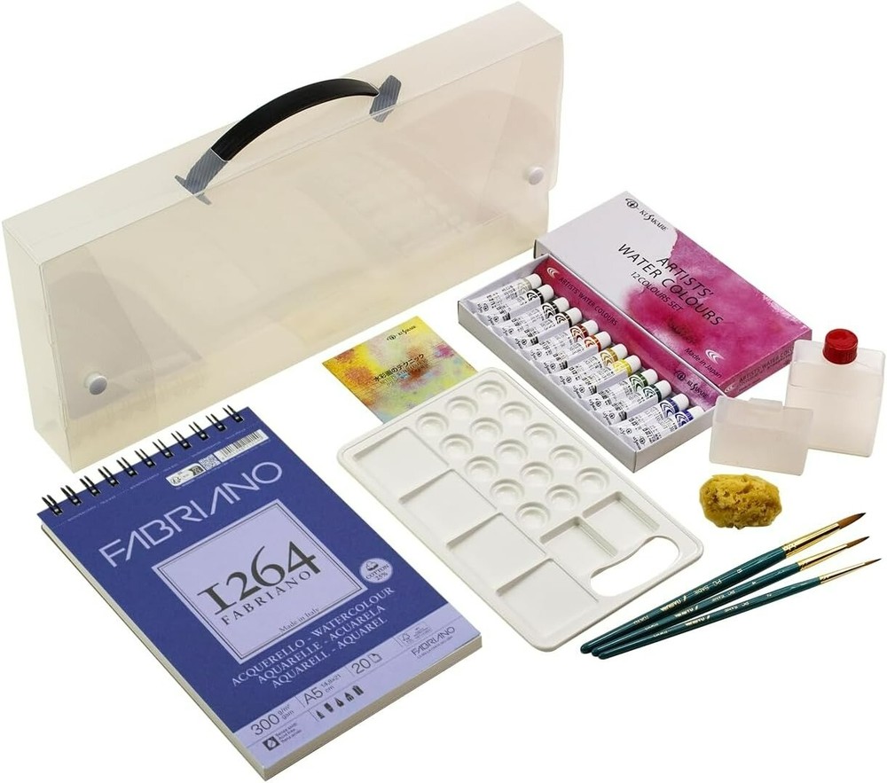 KUSAKABE Harmonia Transparent Watercolor Paint Stripe Clear Box Set 5ml No. 2 JP