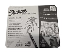 Sharpie Creative Markers Brush & Bullet Tips Assorted Colors 12 Ct