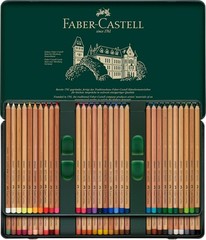 Pastel Pencils Faber Castell Pitt Tin 60 Count Artist Drawing Set