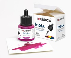 Waterproof Colored Drawing Ink with Dropper | 10 x 1.18 fl oz (35 ml) Bottles…
