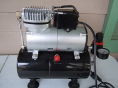 Timbertech Upgraded Airbrush Single-Piston Oil-free Mini Compressor ABPST08