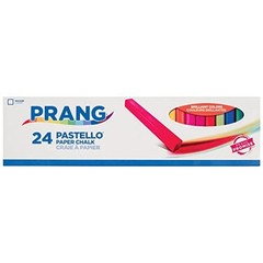 Pastel Chalk 24 Count Assorted Colors Square Sticks Non Toxic Art Drawing