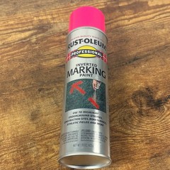 Rust-Oleum Professional Inverted Marking Paint Fluorescent Pink 15oz NEW