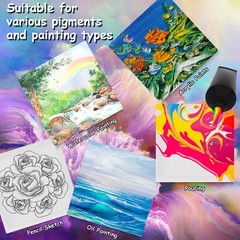 22PCS Mini Canvases for Painting – 5 x 5 in Bulk Small Square Stretched Canva…