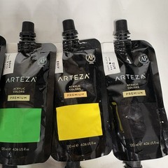 Lot Of 14 ARTEZA Premium Acrylic Paint Tubes 120mL