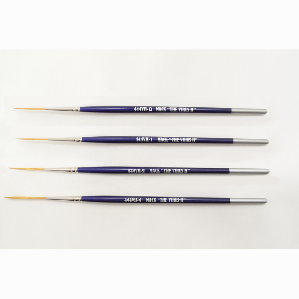 Mack The Virus II Pinstriping Scrolling Script Sign Brush Series 444VII Size 0-4