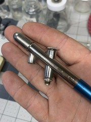 2 VTG Badger Airbrushes, 2 Hoses, Jars, Tips, Needle, Great Condition Fast Ship