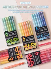 Acrylic Painting Pens Multi-Color Gel Pens 6/24/36/54/72/90 Colors Neutral Marke
