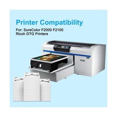 6-Pack 500ml DTG Ink Direct to Garment Printing Ink Digital Textile for SureC…