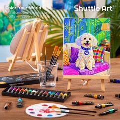 58 Pack Painting Kit for Adults and Couples, Sip and Paint Kit for Date Night…