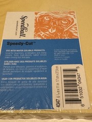 Speedball Art Speedy-Cut Printing Blocks 4347 Spain 6″ x 11″ Craft 2013 NOS NEW