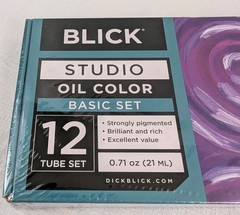 Blick Studio Oil Color Basic Set 12 Tube Set Sealed