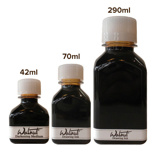 Tom Norton Walnut Drawing Ink Sepia Art Calligraphy Illustration – 70ml or 290ml