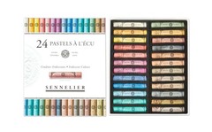 SENNELIER Extra-Soft French Pastel Iridescent Professional Artist Box Set, 24…