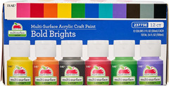 Essentials Acrylic Paint Set, 12, 24 Fl Oz (Pack of 1)