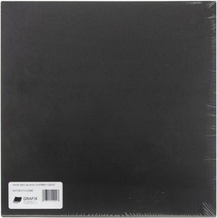 Grafix Medium Weight Chipboard Sheets 12X12 25/Pkg Black